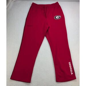 Georgia Bulldogs Sweatpants Mens Large E5 Red NCAA Logo Graphic Joggers College